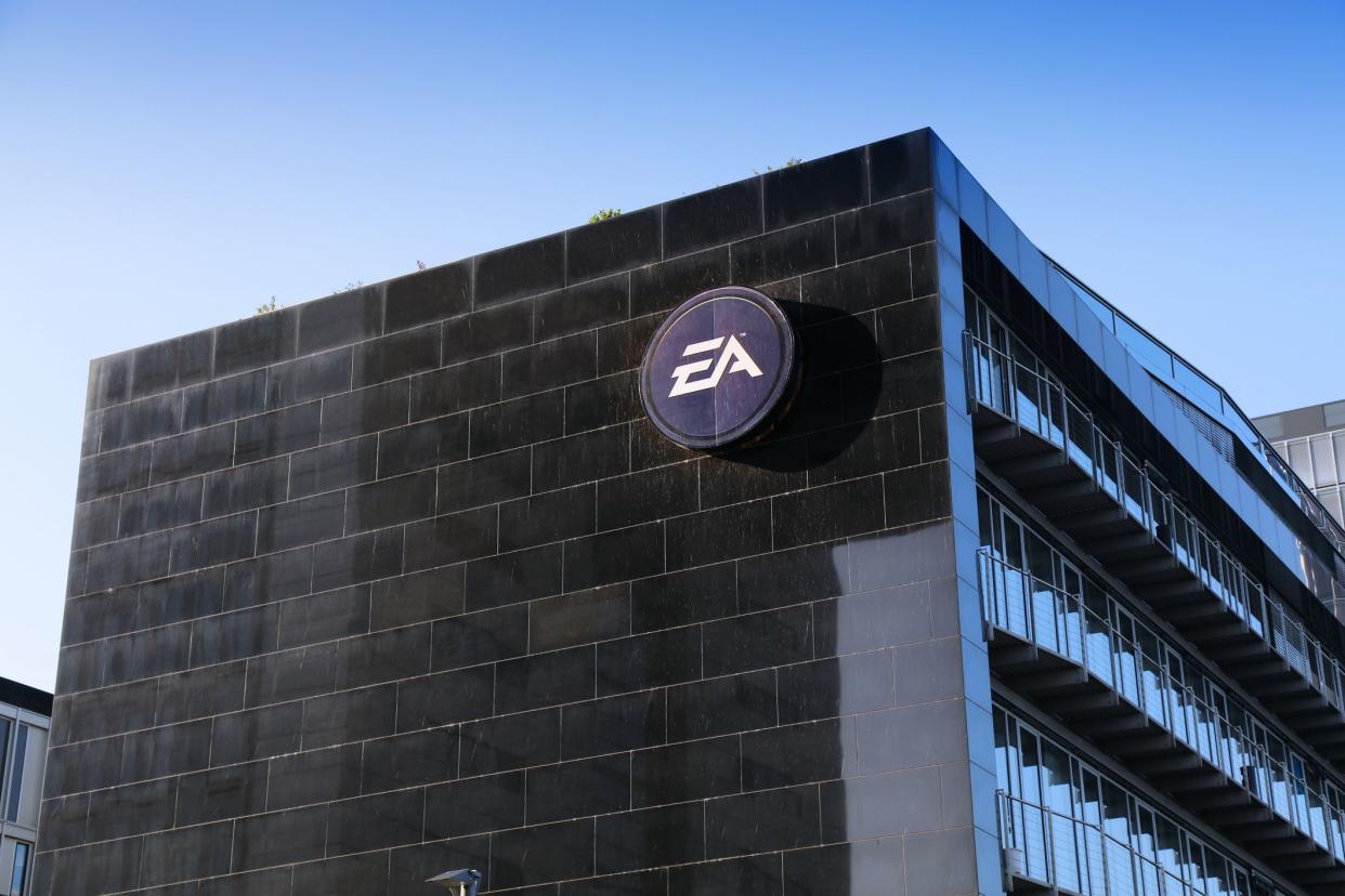 Electronic Arts video game company office in Cologne city, Germany.