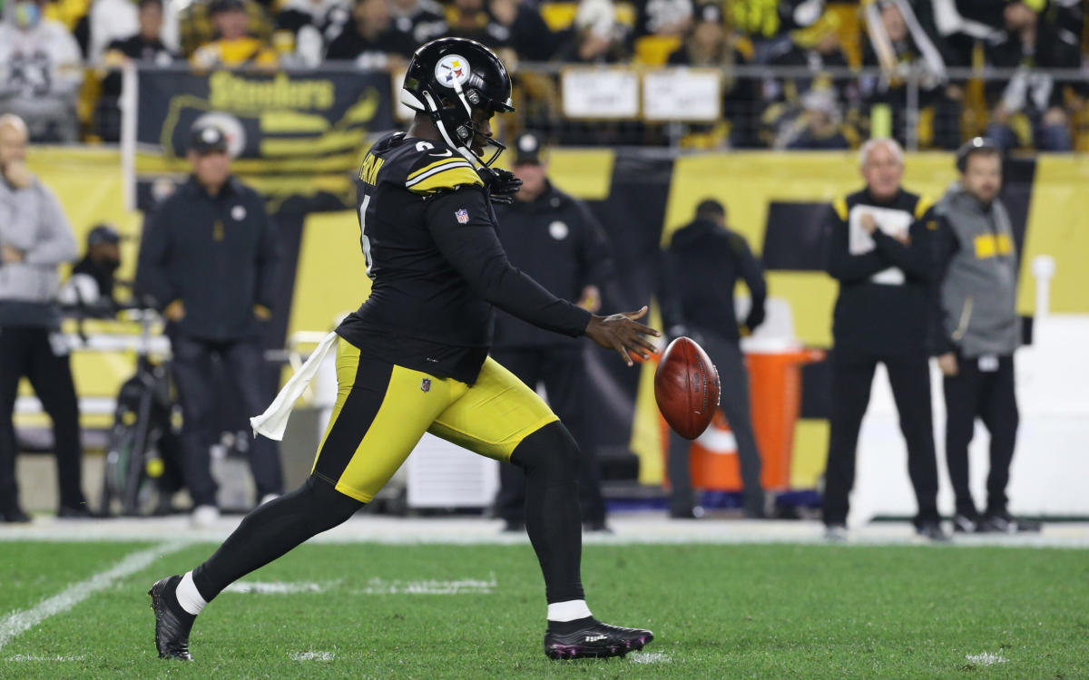 Pressley Harvin III delivers the punt of the year for the Steelers