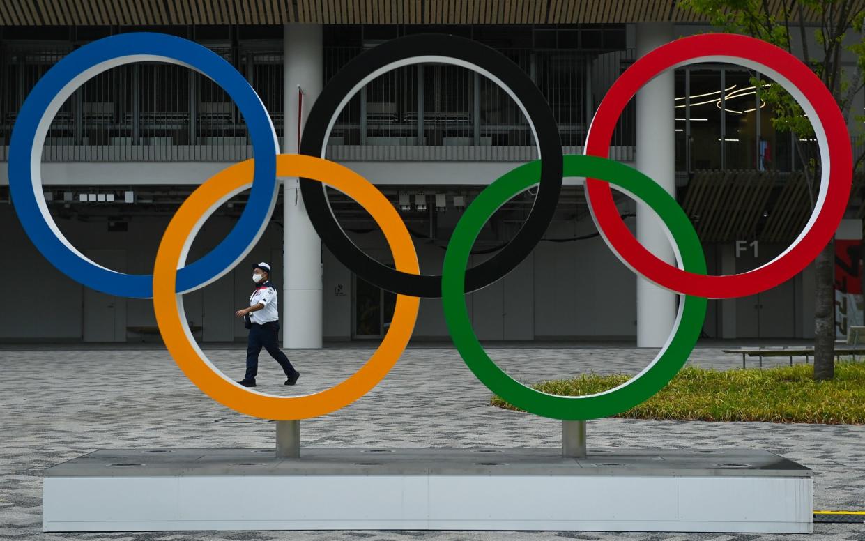 The Olympics rings in Tokyo - GETTY IMAGES