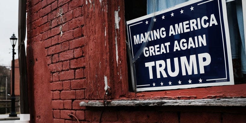 trump sign window