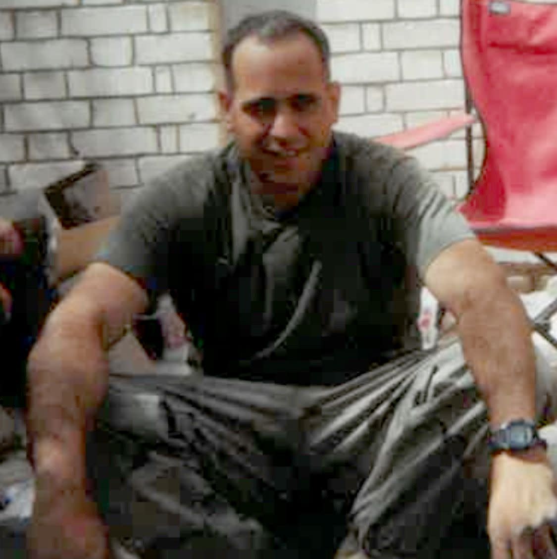 Joe Cancelino while based in Iraq