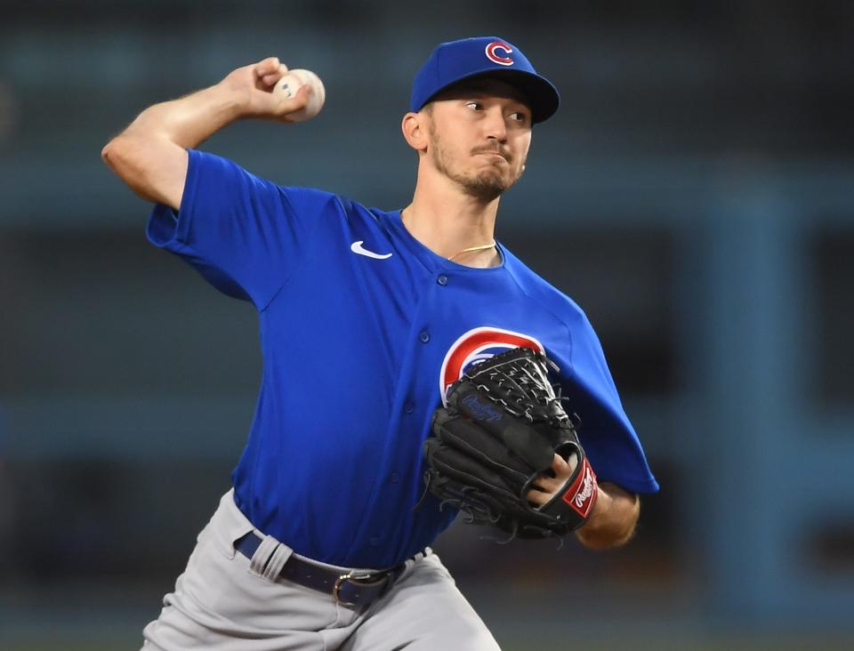 Zach Davies combined with three Cubs relievers to no-hit the Dodgers on Thursday night.