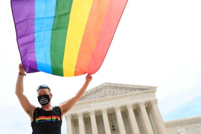 FILE PHOTO: U.S. Supreme Court rules that a federal law banning workplace discrimination also covers sexual orientation in Washington
