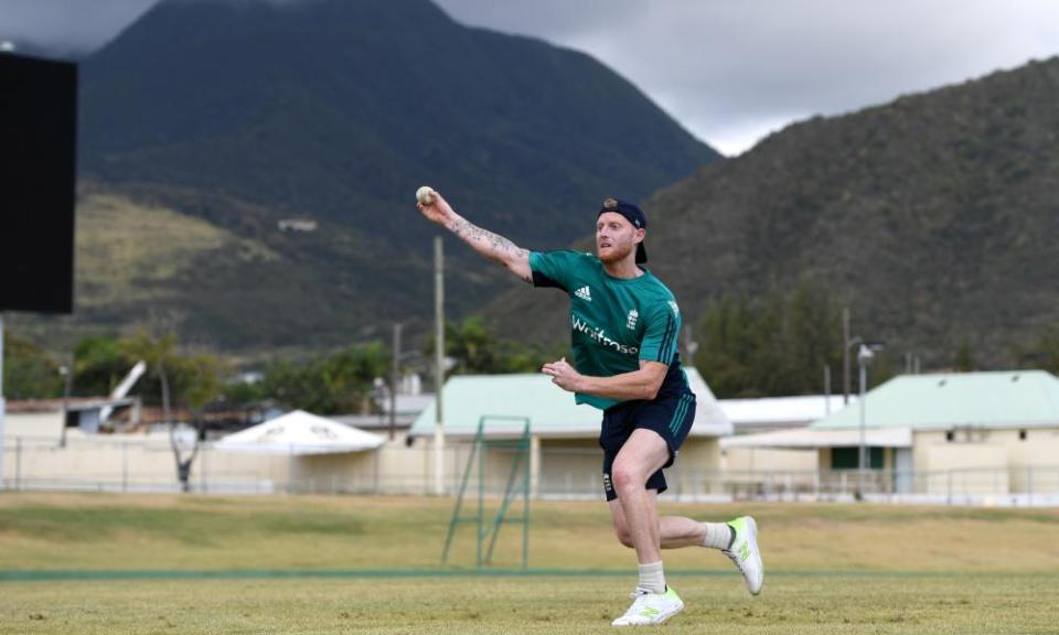 <span class="element-image__caption">Ben Stokes’s duels with West Indies players will be hard to miss even if his old enemy Marlon Samuels will not be on the opposing side.</span> <span class="element-image__credit">Photograph: Gareth Copley/Getty Images</span>