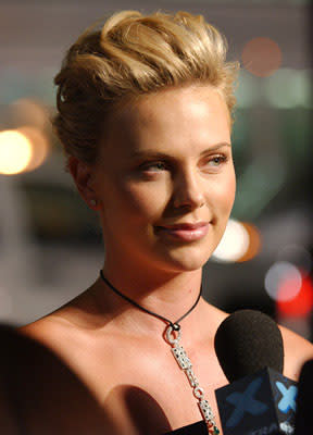 Charlize Theron at the LA premiere of Warner Bros. Pictures' North Country