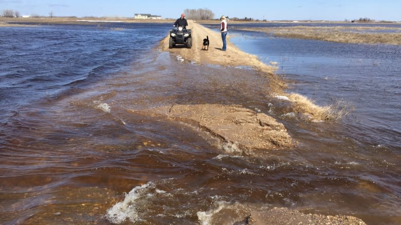 Flood damage to roads, culverts estimated in the millions in southwestern Manitoba