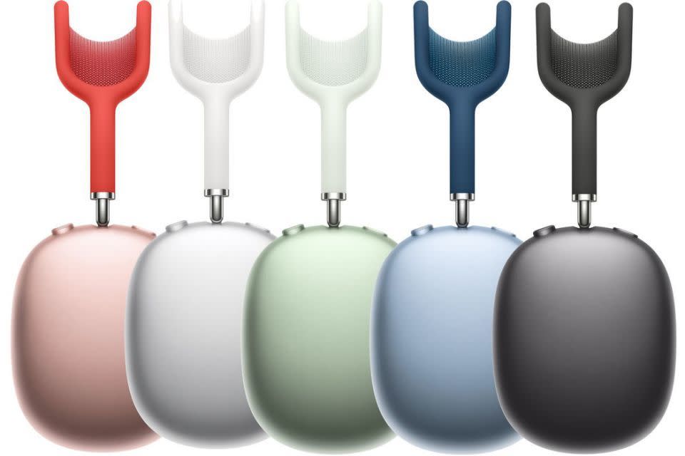 AirPods Max en distintos colores. Foto: Apple. 