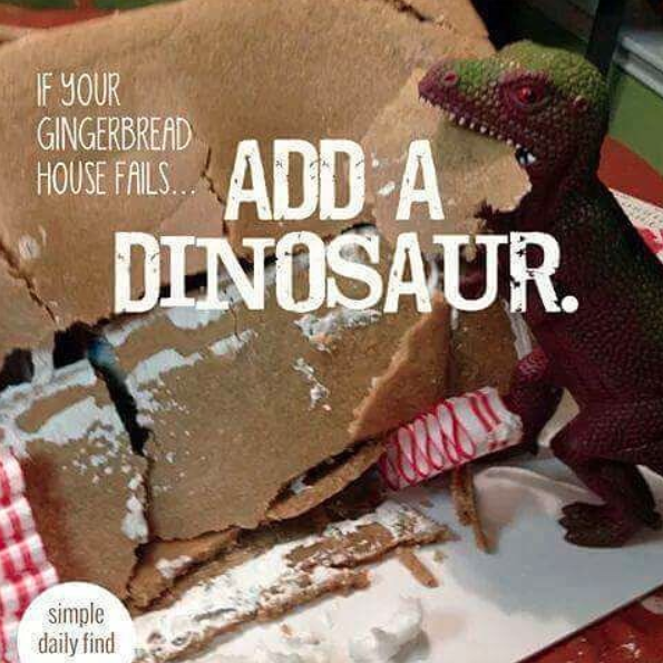 <p>When in doubt add a dinosaur?</p>
