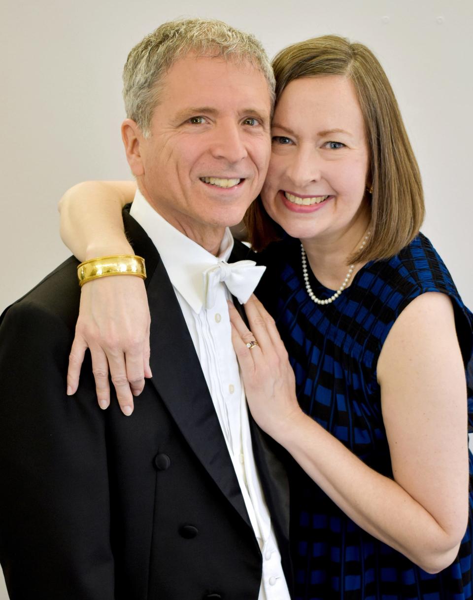 Ronald Braunstein and his wife, Caroline Whiddon, executive director of Me2/ Orchestra.