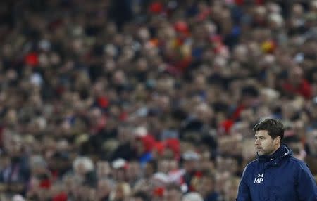 Football Soccer Britain - Liverpool v Tottenham Hotspur - EFL Cup Fourth Round - Anfield - 16/17 - 25/10/16 Tottenham manager Mauricio Pochettino Action Images via Reuters / Jason Cairnduff