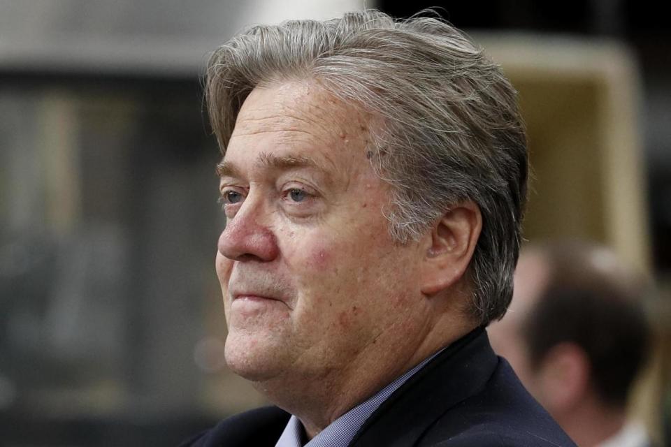 Steve Bannon: The former chief White House strategist has returned to Breitbart (AP)