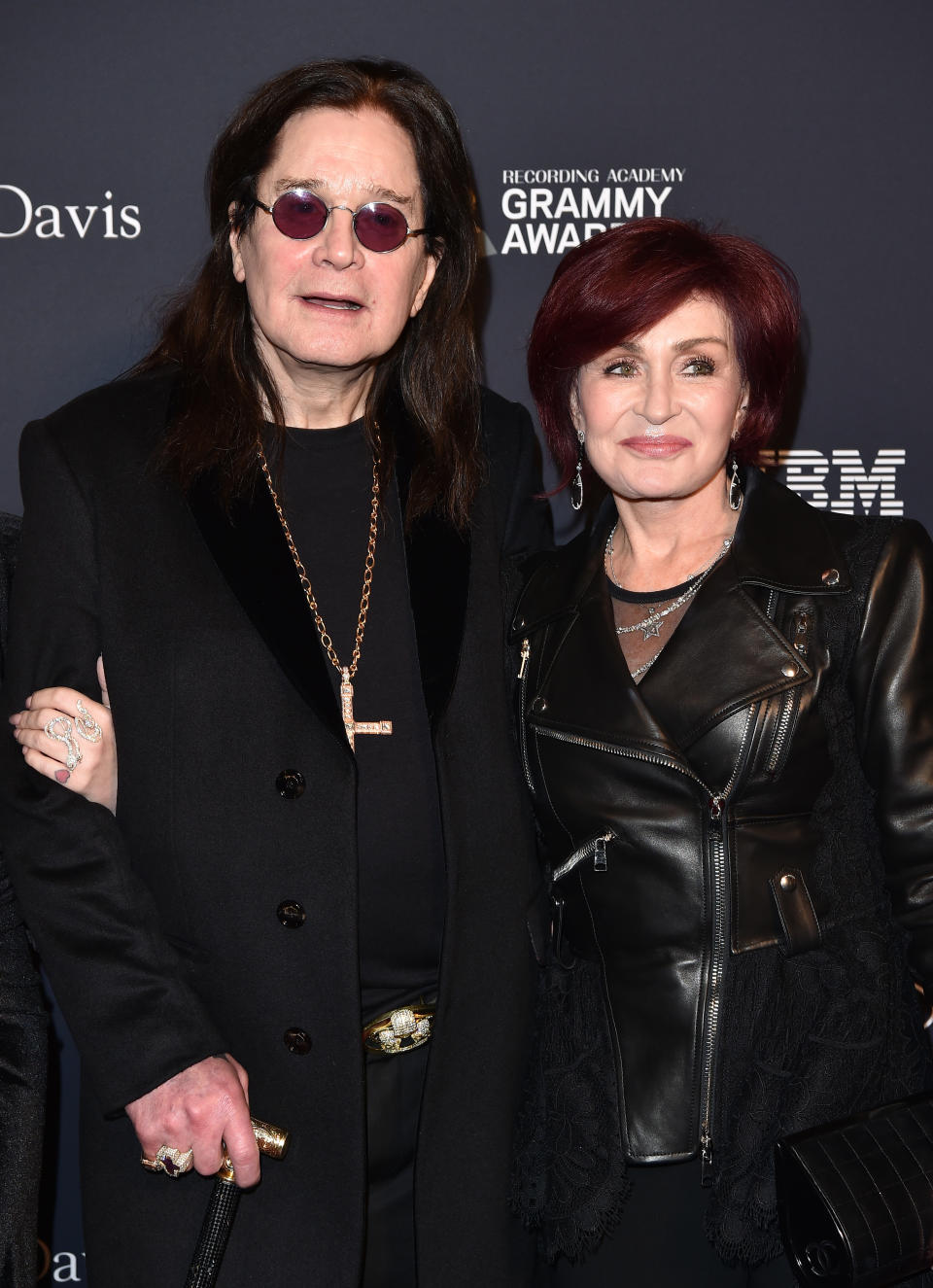 BEVERLY HILLS, CALIFORNIA - JANUARY 25: Ozzy Osbourne and Sharon Osbourne attend the Pre-GRAMMY Gala and GRAMMY Salute to Industry Icons Honoring Sean "Diddy" Combs at The Beverly Hilton Hotel on January 25, 2020 in Beverly Hills, California. (Photo by Axelle/Bauer-Griffin/FilmMagic)