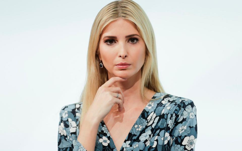 Ivanka Trump at this week's W20 summit in Berlin, where she was booed - AP