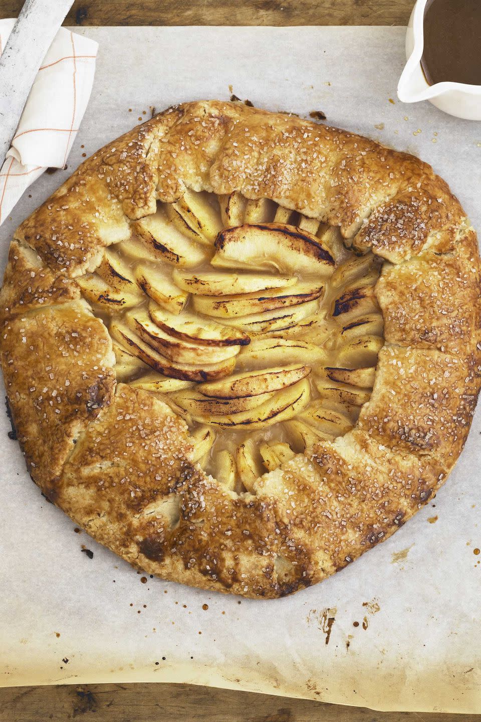 Rustic Apple Galette with Butterscotch