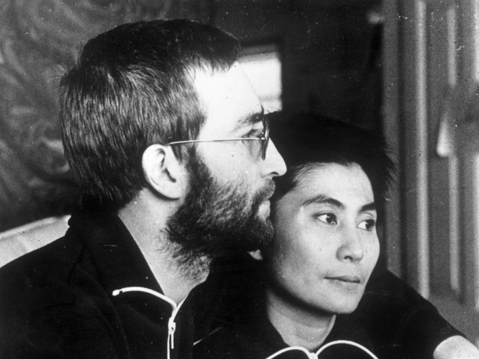 Lennon and Ono in 1970 (Getty)