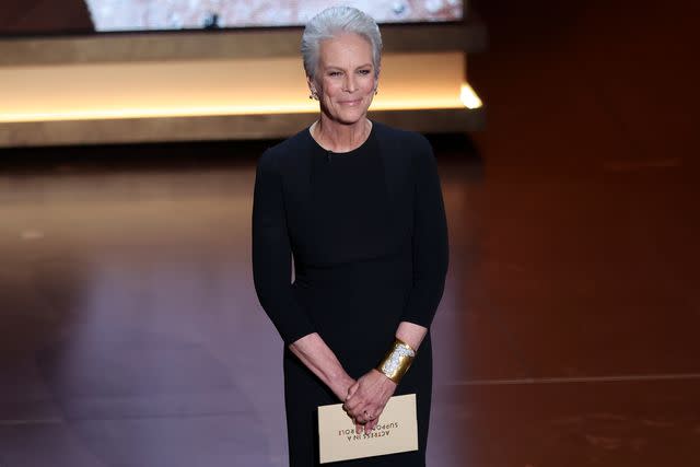 <p>Rich Polk/Variety via Getty </p> Jamie Lee Curtis at the 96th Oscars