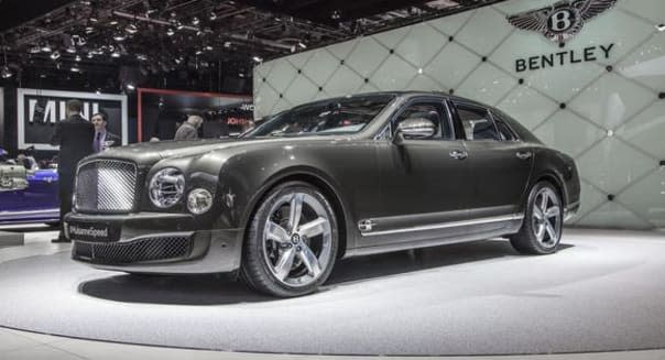 <b class="credit">Bentley Motors.</b>Grey Poupon, anyone? Sales of Bentley Motors' super-sedans rose 9 percent last year, driving handsome profits for Bentley owner Volkswagen