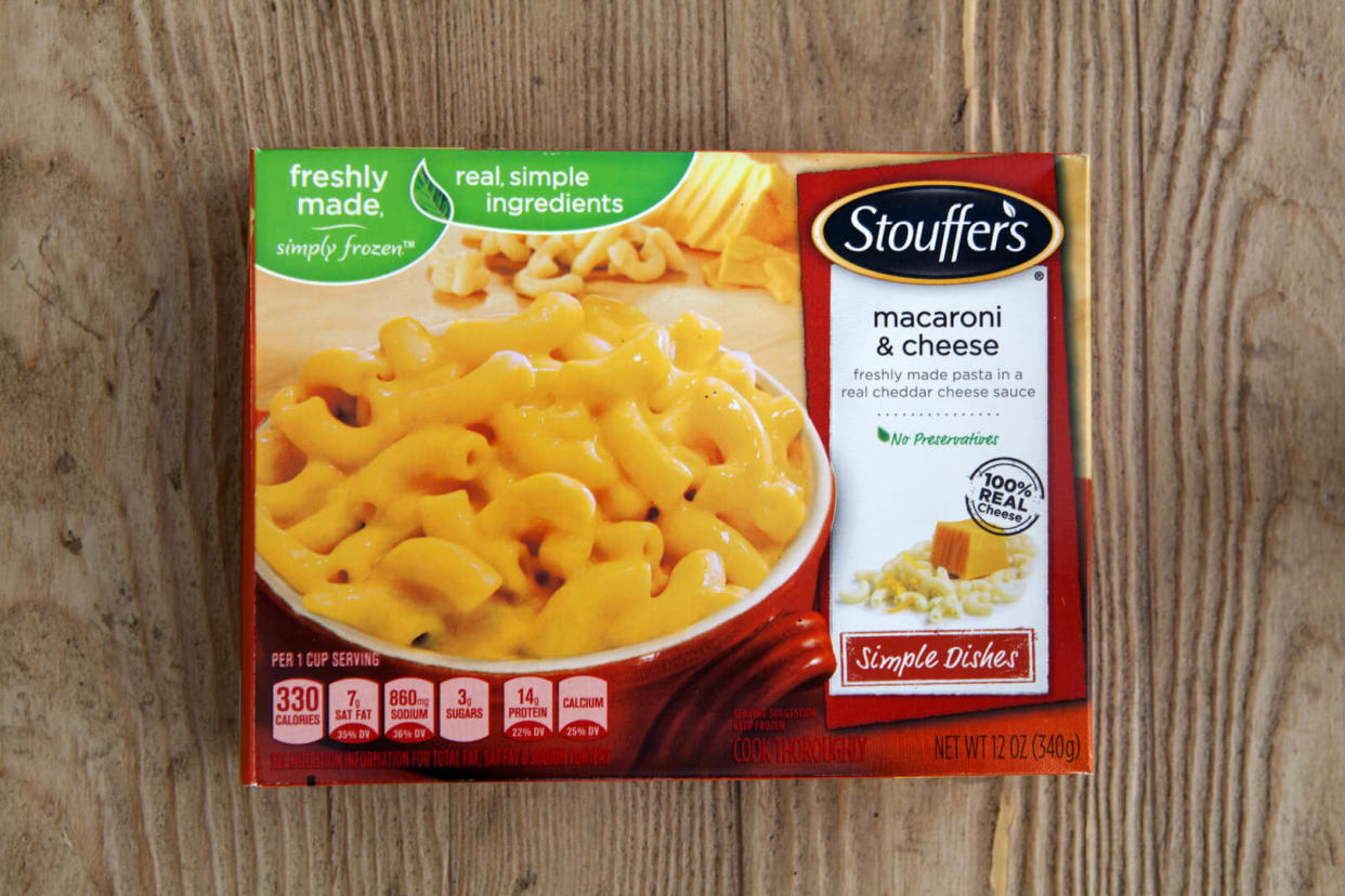 PHOENIX, ARIZONA, JULY 28, 2017: Box of Stouffers Macaroni and Cheese.