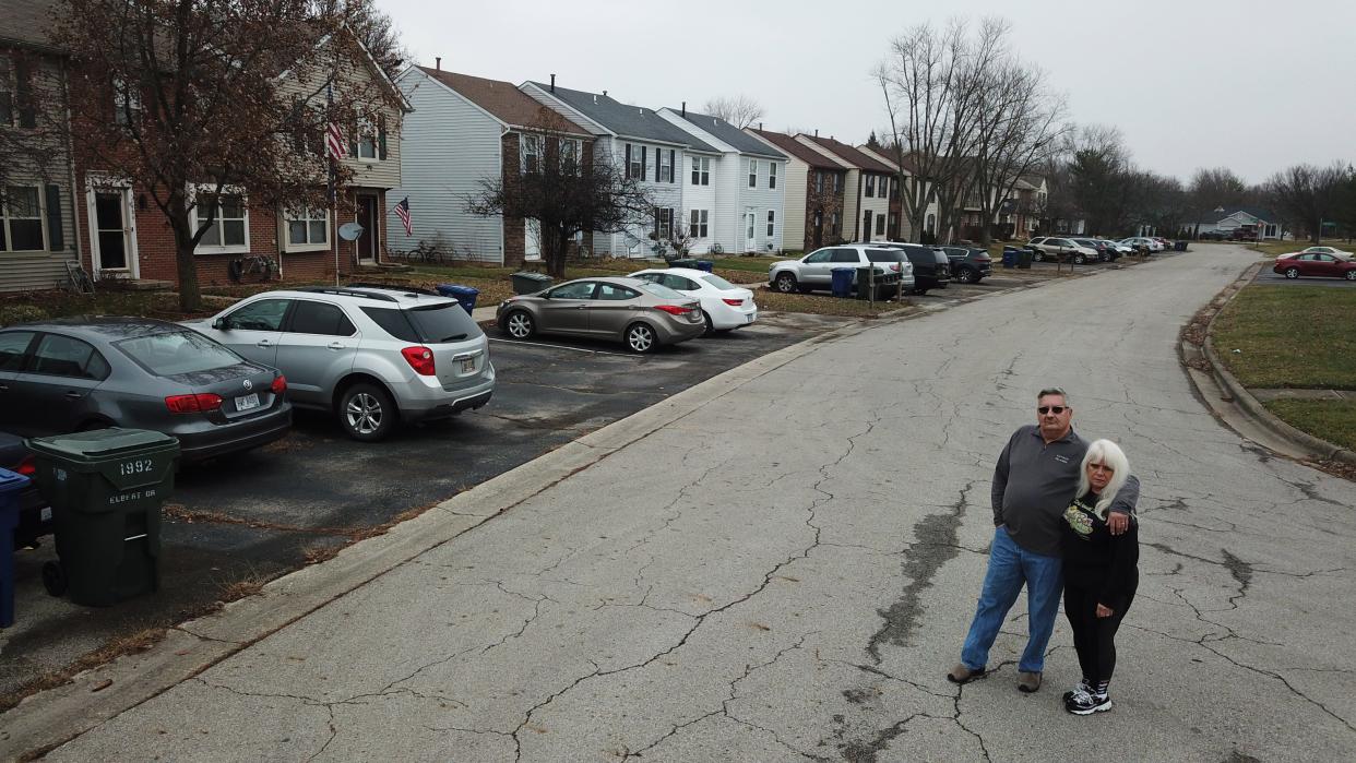 Kenneth Flanick and Susan Calliari are some of the homeowners facing a problem with a homeowner's association they didn't even know existed for their Northwest Side condo. Eighty homes in a Powell neighborhood have been sent notices requiring them to pay $120 per month per car to park on their streets. It's all due to a change in the 'common' areas of their property originally intended to be run by a homeowners association 40 years ago; but never used that way; and eventually forfeited to the state and sold to a Cleveland man who residents say is exploiting them for profit.