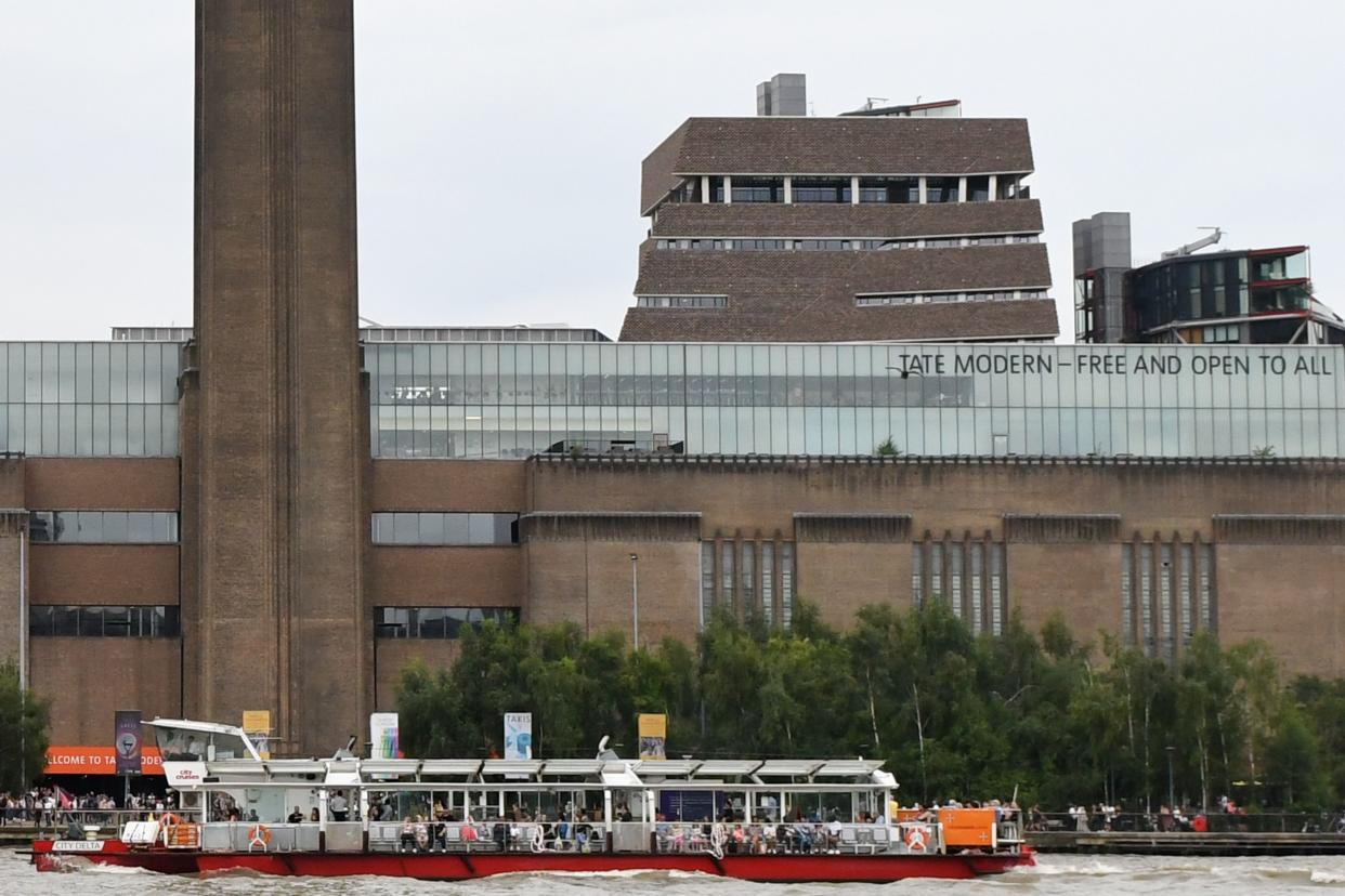 A general view shows the Tate Modern gallery 