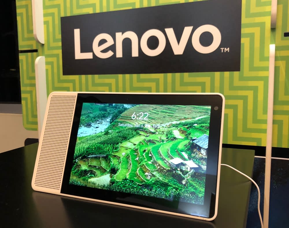 Lenovo’s Smart Display is the first of four new Google Assistant powered smart screens.