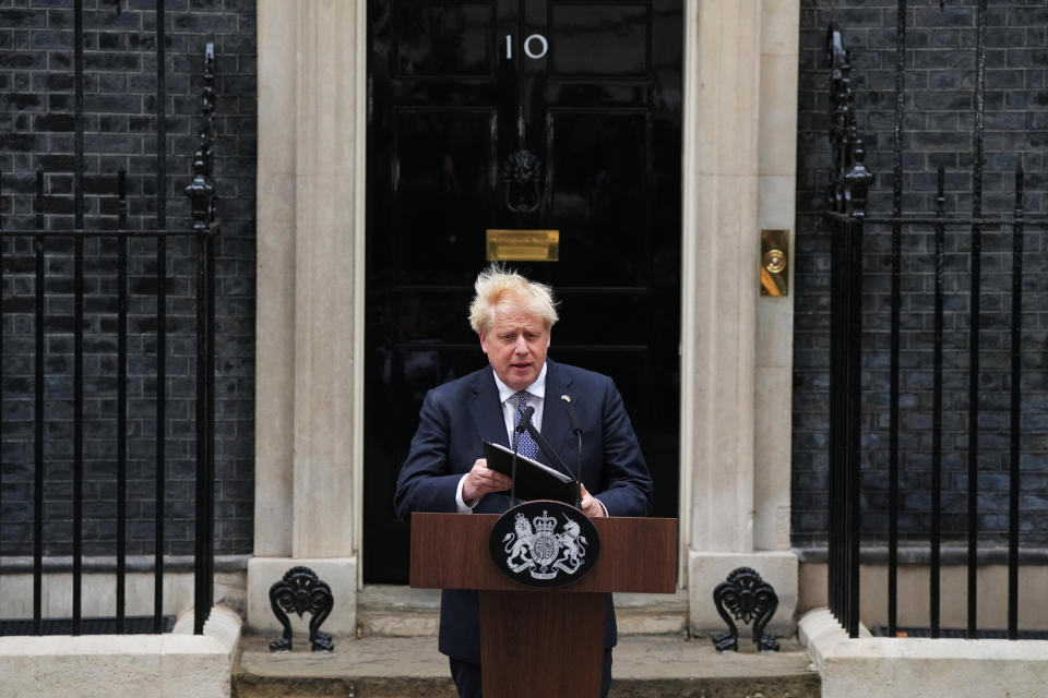 Image: Conservative Leader And Prime Minister Boris Johnson Resigns From Office (Carl Court / Getty Images)