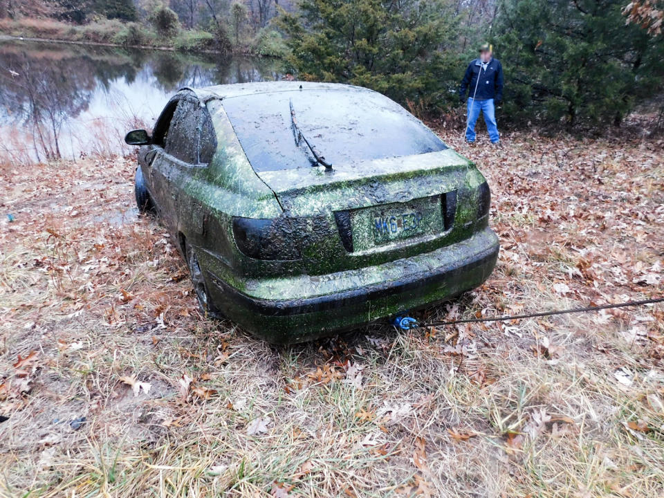 A Hyundai belonging to Donnie Erwin was found after a YouTuber investigated the man's disappearance 10 years ago. (via Camden County Sheriff's Office)