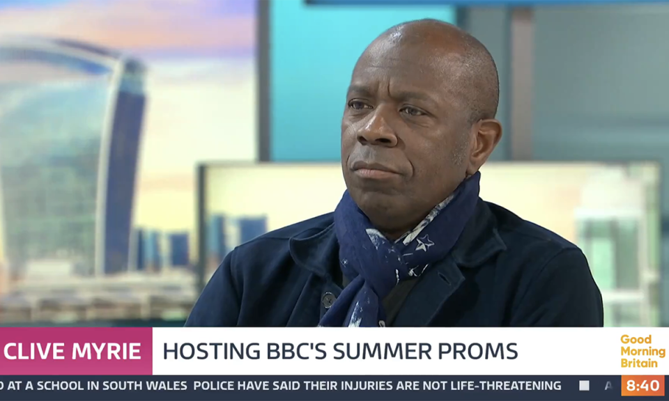 Clive Myrie appeared on Good Morning Britain. (ITV screengrab)