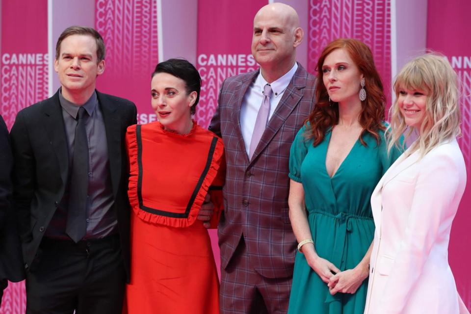 Celebrating: Hannah Arterton at Cannes (Valerie Hache/AFP/Getty)