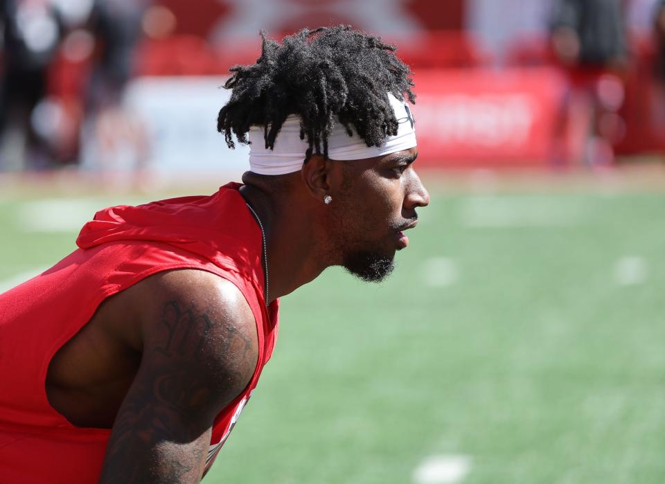 Utah Utes cornerback Miles Battle warms up for the Utah-UCLA college football game in Salt Lake City on Saturday, Sept. 23, 2023. | Jeffrey D. Allred, Deseret News