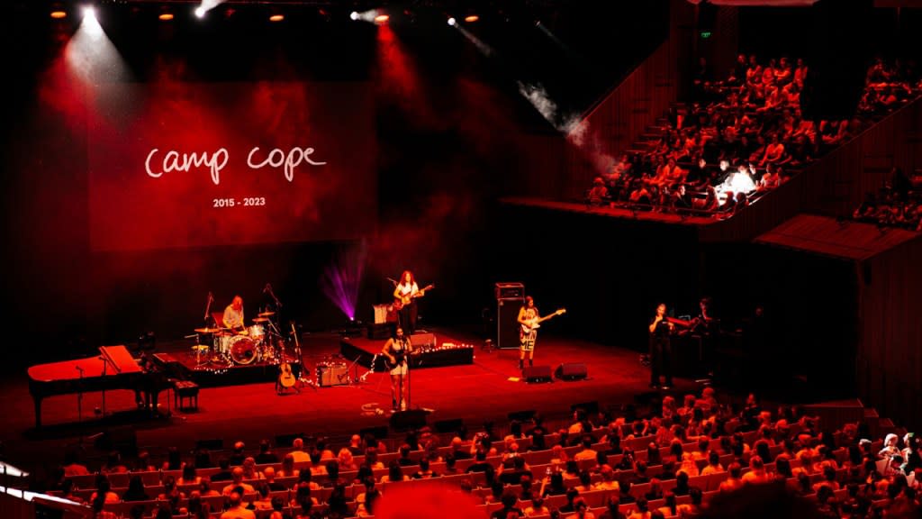 Camp Cope performing live at the Sydney Opera House | Credit: Jess Gleeson