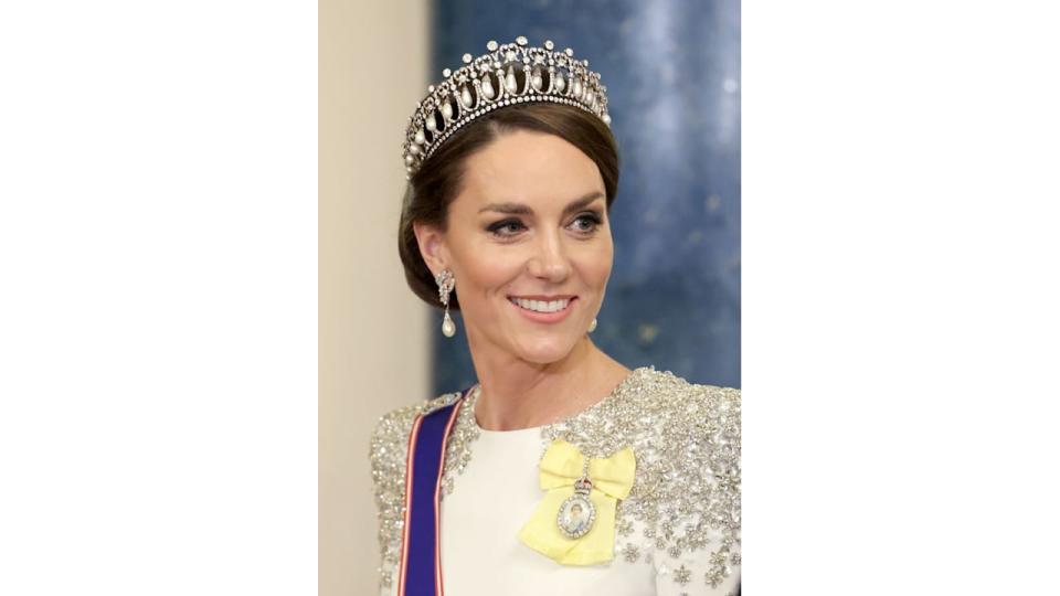 Kate Middleton wearing The Lover's Knot tiara