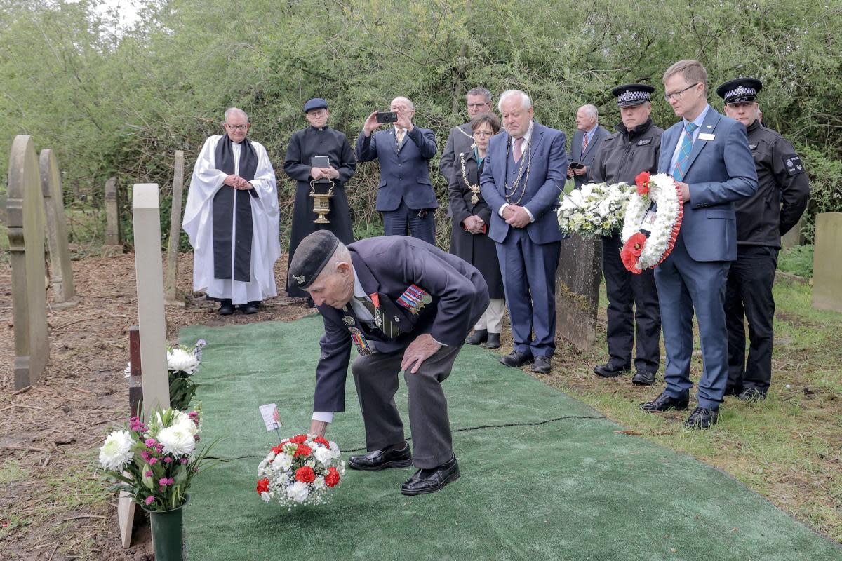 World War Two hero Robert William Smith, who was an LNER Policeman who died helping people during an air raid which hit York Railway station, has been honoured at York Cemetery. <i>(Image: North News)</i>