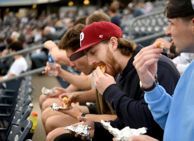 Take me out to the ball game, buy me 10K hot dogs. PSU baseball