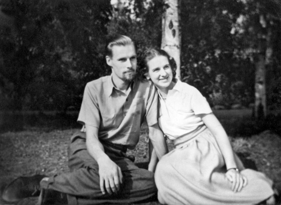 George Martin with his first wife Sheena (Courtesy of the Martin family)