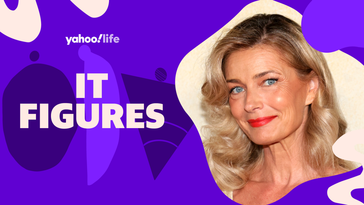 Paulina Porizkova on how perspective has changed her relationship with her body. (Photo: Getty Images; designed by Liliana Penagos)