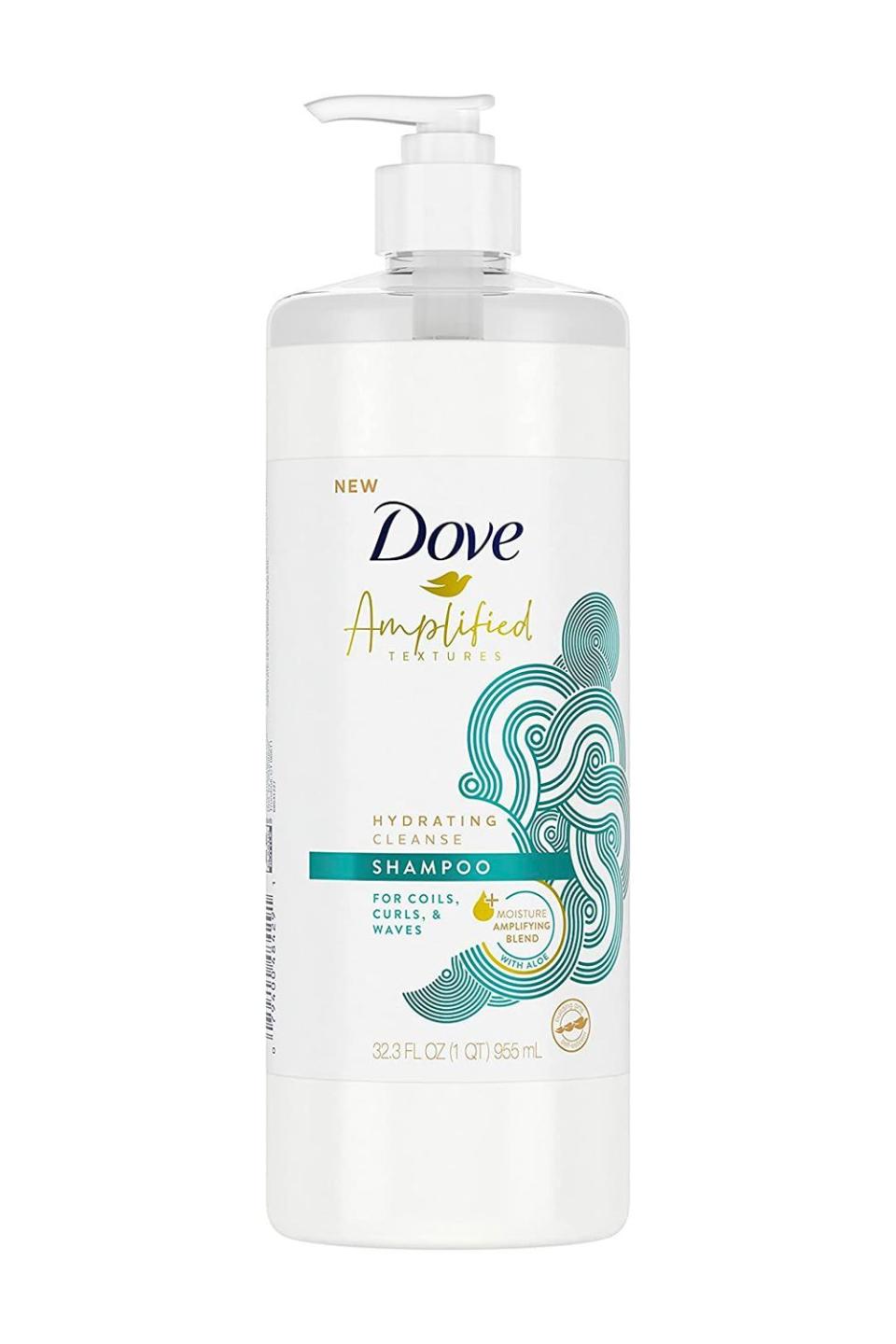 18) Dove Amplified Textures Sulfate-Free Moisturizing Shampoo for Coils, Curls, and Waves