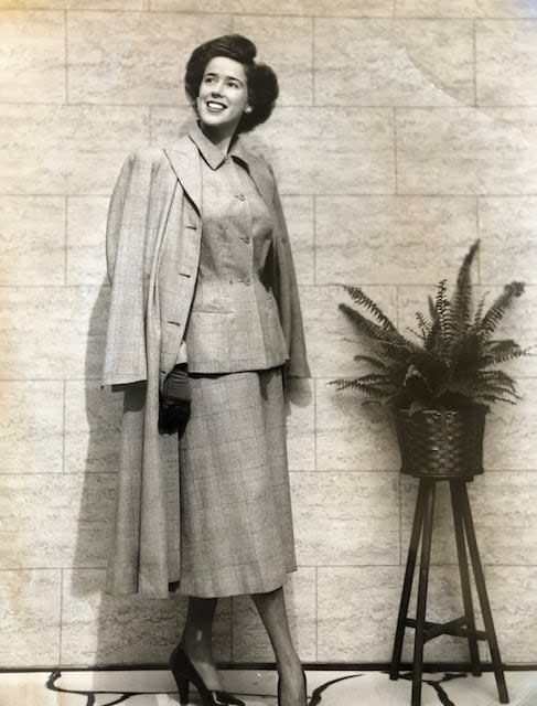 Joy Saunders in her earlier days as a model in Montreal shown in an undated photo