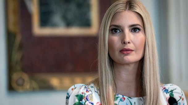 PHOTO: Ivanka Trump listens attends an event, Aug. 4, 2020, in Washington, D.C.  (Drew Angerer/Getty Images, FILE)