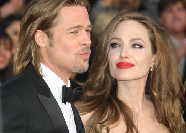 Jolie and Pitt get engaged; no wedding date set