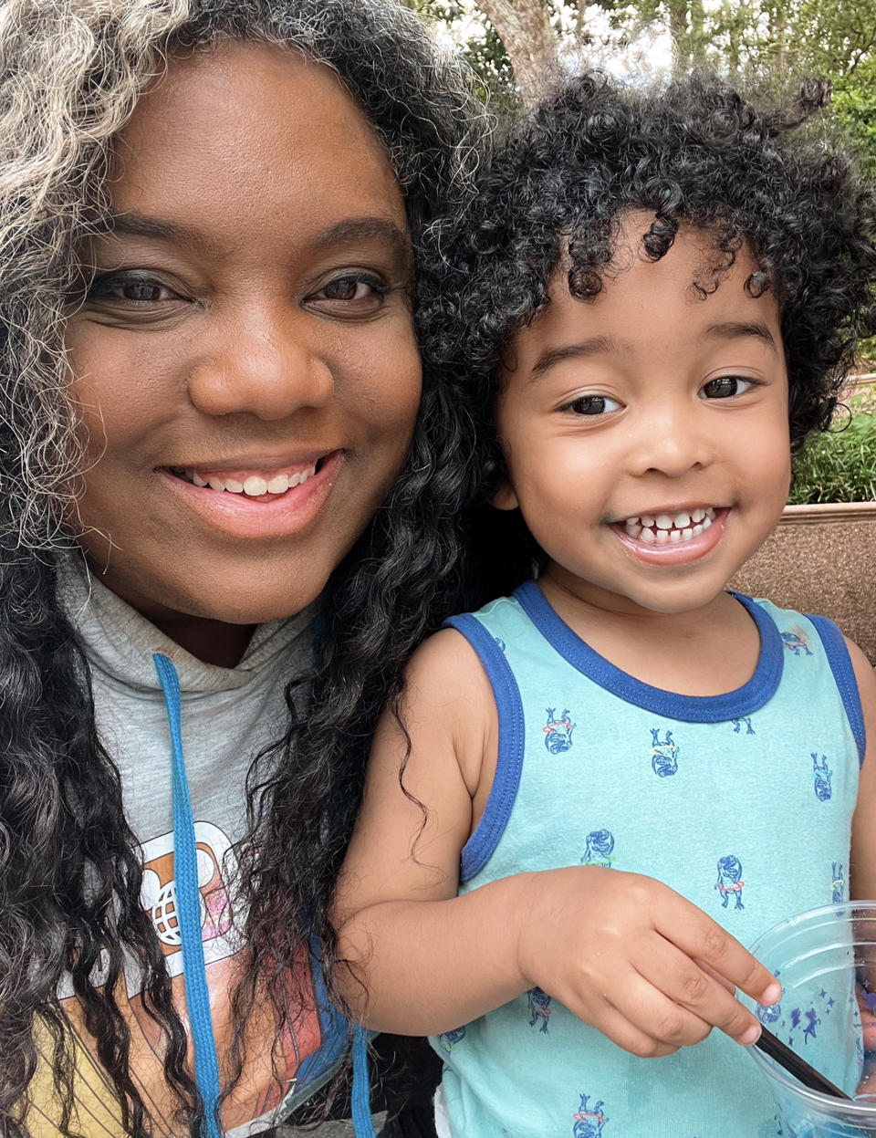 Mom, author and artist Morgan Harper Nichols, pictured here with her 2-year-old son, Jacob, was diagnosed with autism as an adult. She said she wishes there was better representation of autistic people across all media. (Courtesy Morgan Harper Nichols)