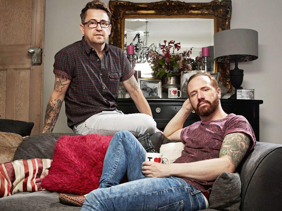 Stephen and Chris on Gogglebox (Channel 4)