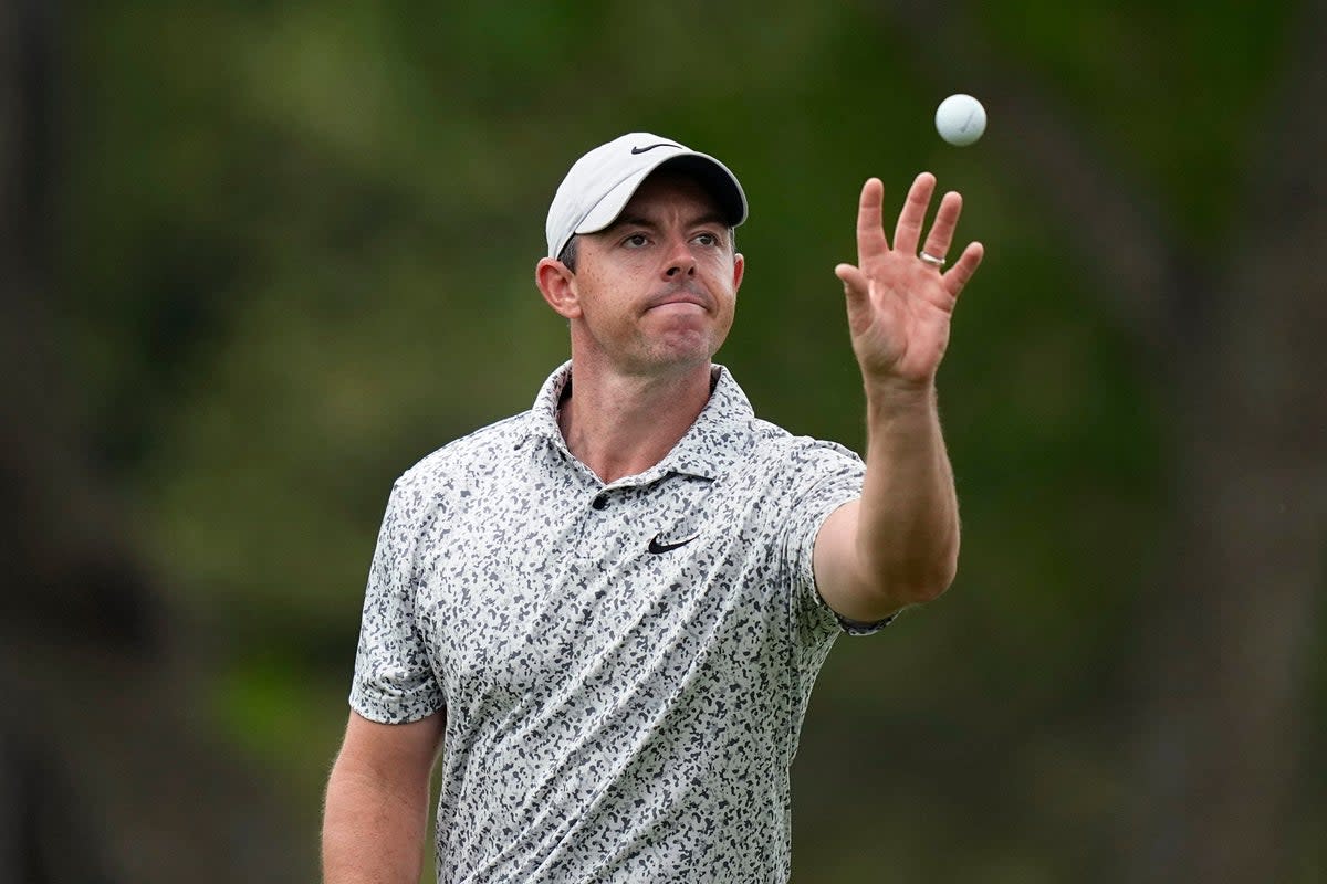 Rory McIlroy produced a spectacular finish to his second match in the WGC-Dell Technologies Match Play (Eric Gay/AP) (AP)