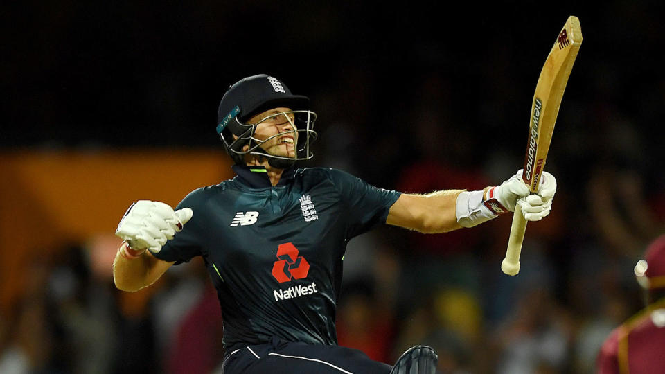 Joe Root reached his ton late in England’s highest successful run chase in ODI cricket. Pic: Getty