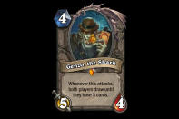 <p>Aggro decks love him, control decks hate him. If allowed to live for more than a turn or two, Genzo will be outright winning games for the likes of Face Hunter or Zoo Warlock, giving them more options to keep cards in their hand and pressure on the board. It won't be automatically included in every deck, but if the meta shifts to something more control-oriented, Genzo will be making his appearance. </p>