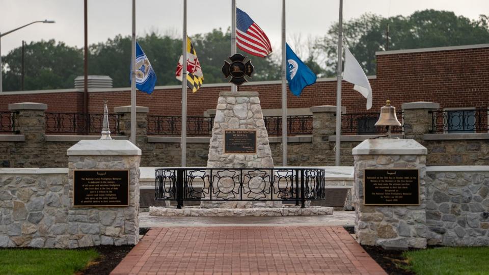 The National Fallen Firefighters Memorial in Maryland.
