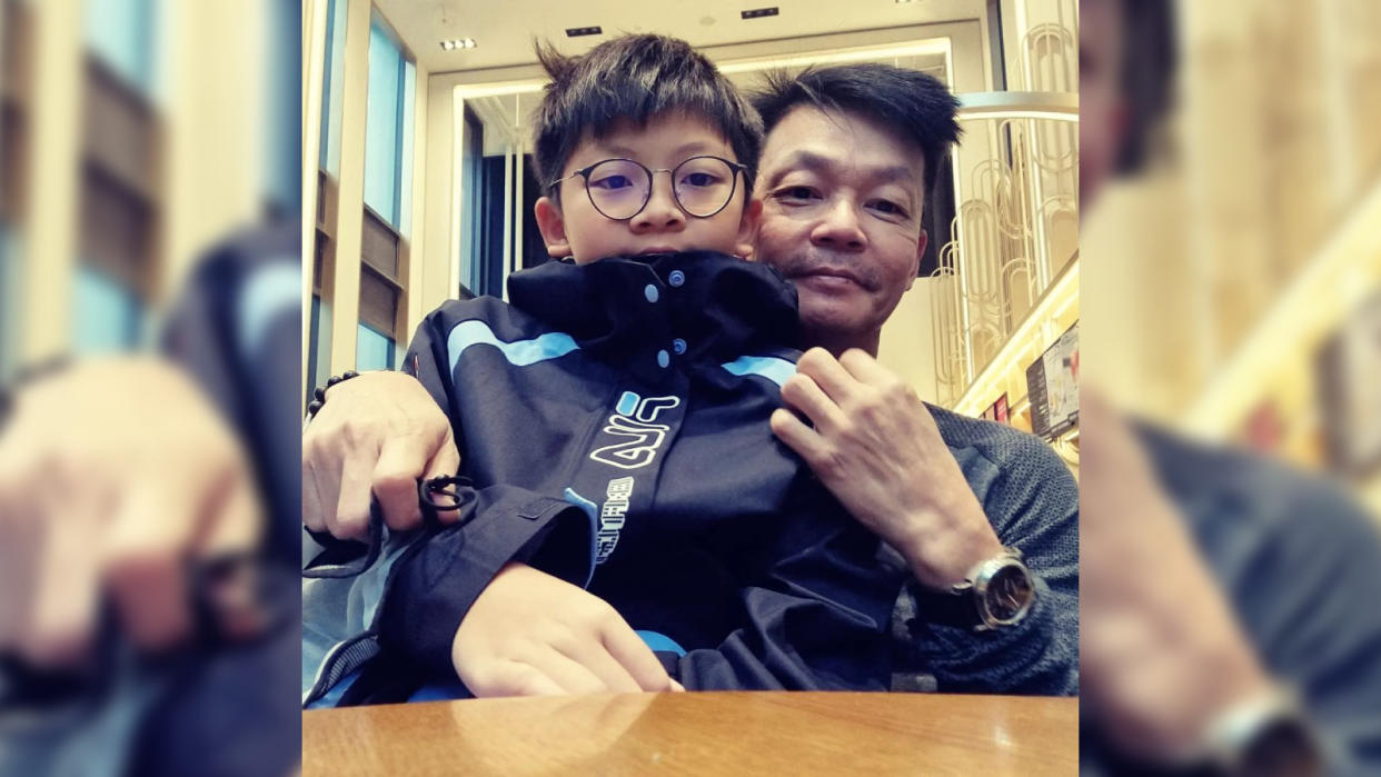 Mark Lee with his son Marksonn. (Photo: Instagram/marklee4444)
