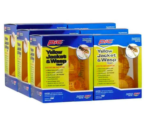 PIC Yellow Jacket and Wasp Traps (6-Pack)