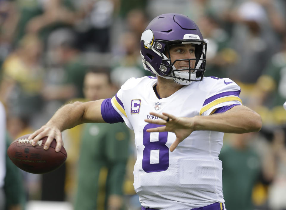 Kirk Cousins turned down a huge offer from the Jets to sign with the Vikings. (AP)