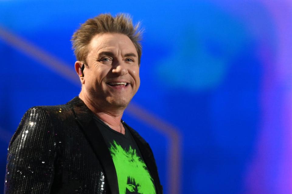 Simon Le Bon performing at the late Queen’s Platinum Jubilee concert last summer (Getty Images)
